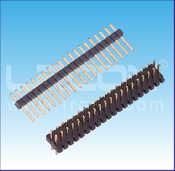 1.00mm間距 單排針 180度/1.00mm Pin Header Single Row Straight