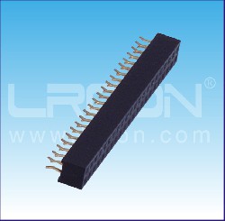 2.00mm間距 雙排母 夾板式 U型 塑高=4.3mm / 2.54mm Pitch Female Header Dual Row Straddle U Type H=4.3mm