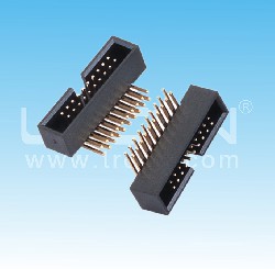 2.0mm間距 簡(jiǎn)牛 90度 塑高=5.7mm / 2.0mm Pitch Box Header Right Angle H=5.7mm