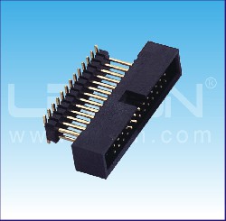 2.0mm間距 簡(jiǎn)牛 貼片 加塑膠 塑高=5.7mm / 2.0mm Pitch Box Header SMT Two Layer H=5.7mm
