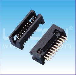 2.0mm間距 莫仕簡(jiǎn)牛 帶窗口  180度 塑高=6.4mm /2.0mm Pitch Box Header Straight H=6.4mm