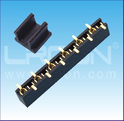 2.0mm間距 單排母 貼片  U型  正反腳位 塑高=4.30mm