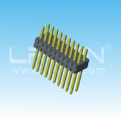0.8*1.2mm間距 雙排針 180度/0.8*1.2mm Pin Header Dual Row Straight